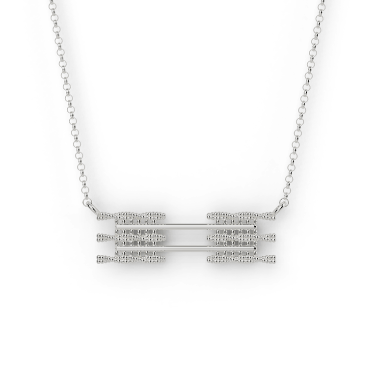 sarcomere necklace | silver