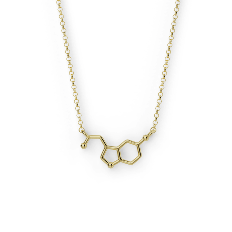 serotonin necklace H | gold vermeil