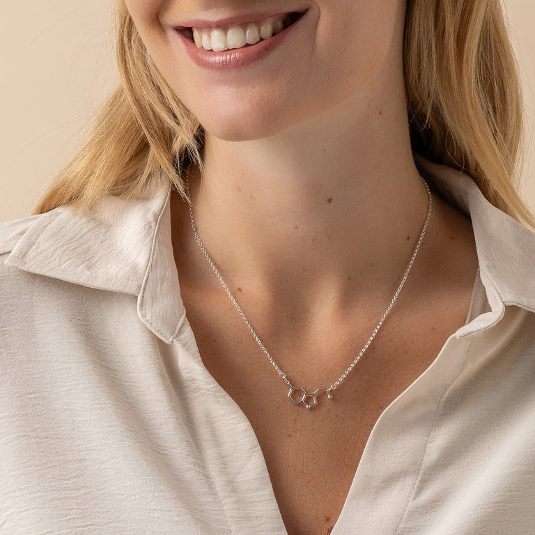 serotonin necklace H | silver