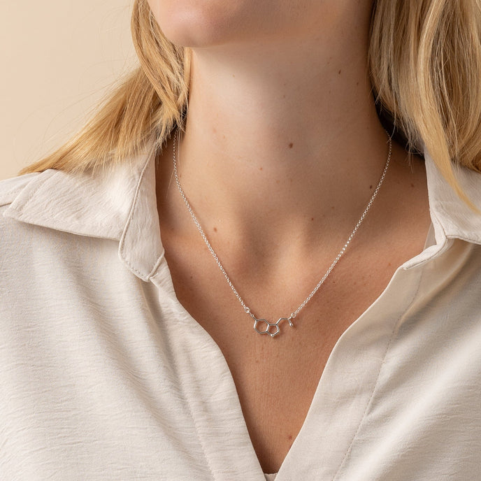 serotonin necklace H | silver