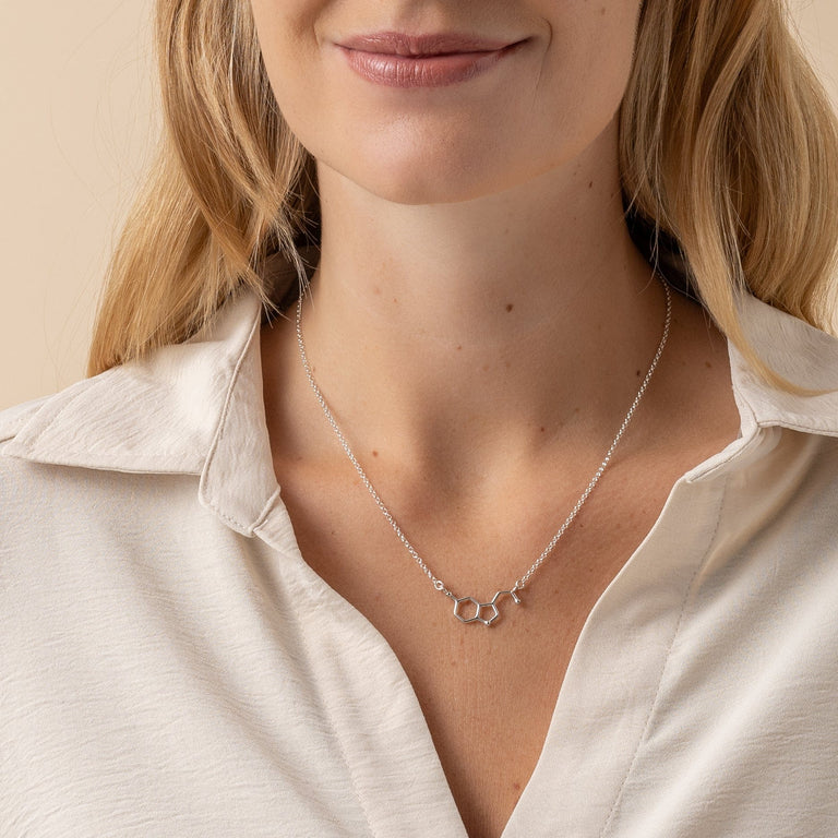 serotonin necklace H | silver