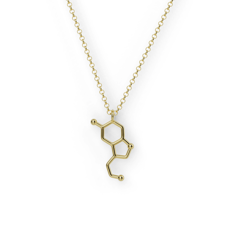 serotonin necklace V | gold vermeil
