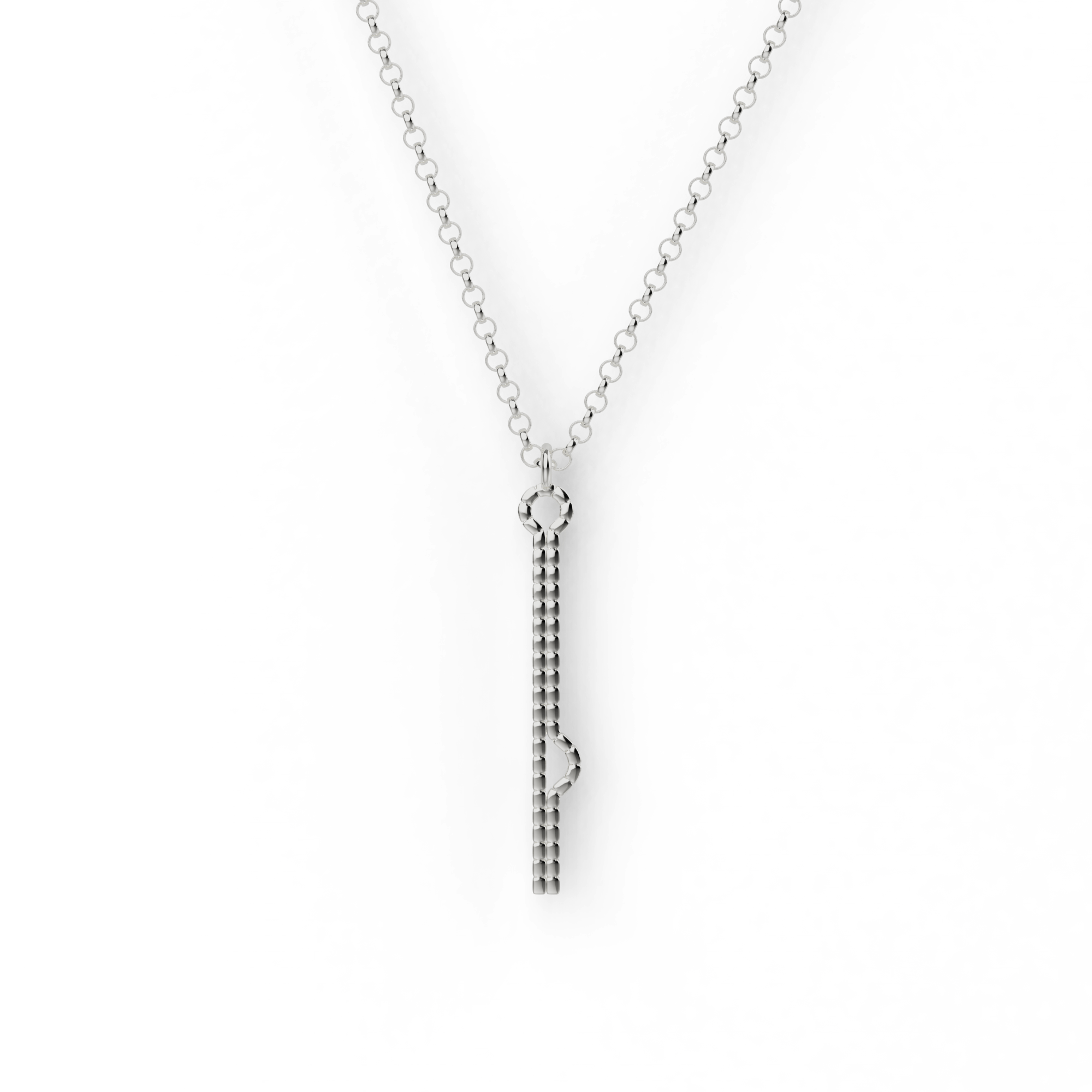 shRNA necklace V | silver