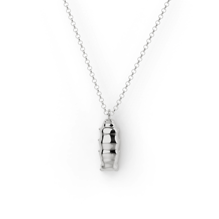 tardigrade necklace | silver