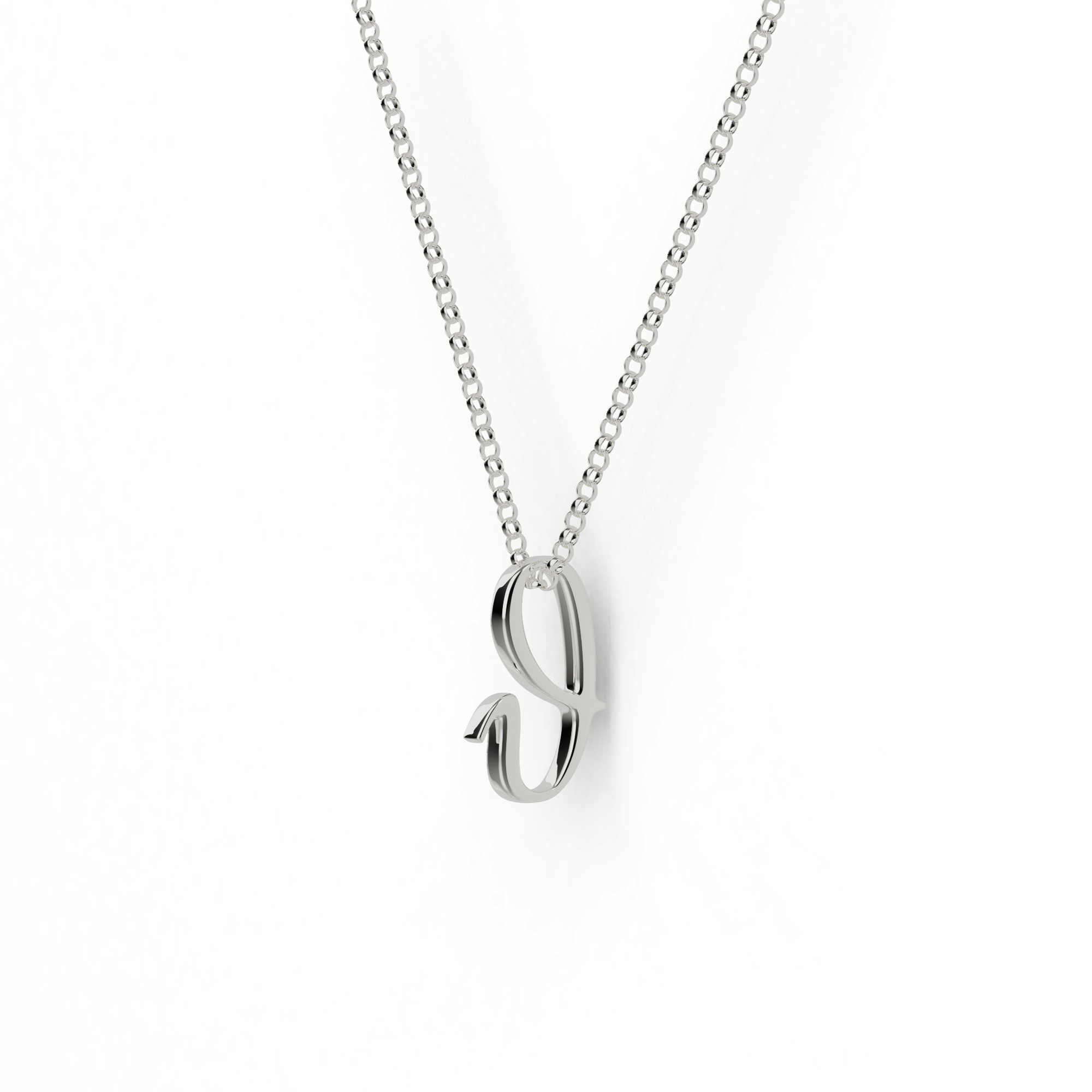 theta necklace | silver