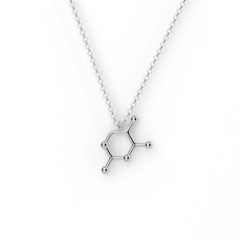 thymine necklace | silver