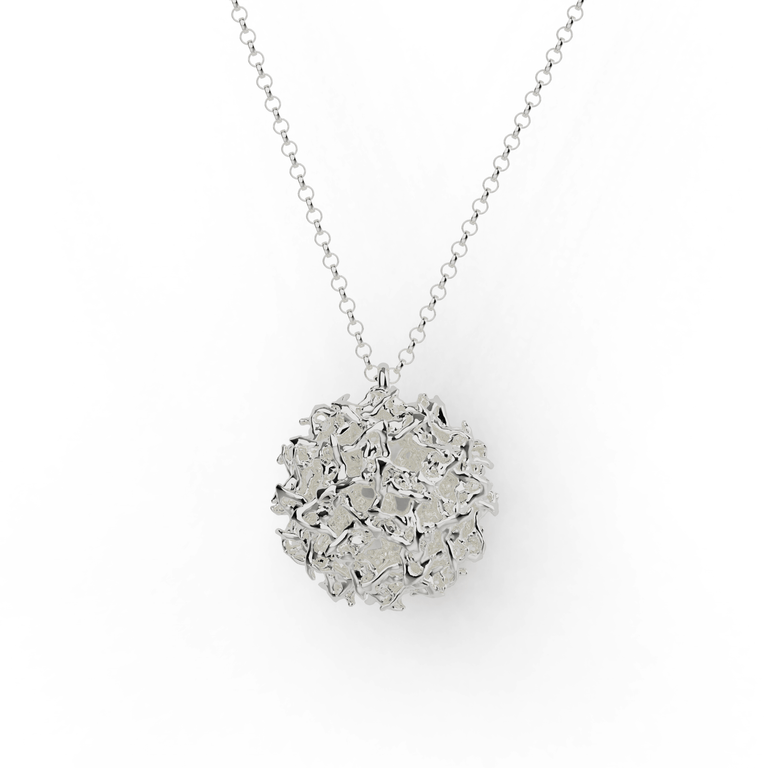 west nile virus necklace | silver