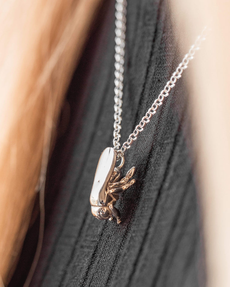 drosophila necklace | silver