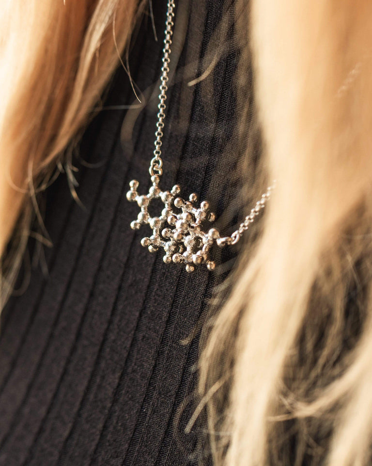 estrogen necklace | silver