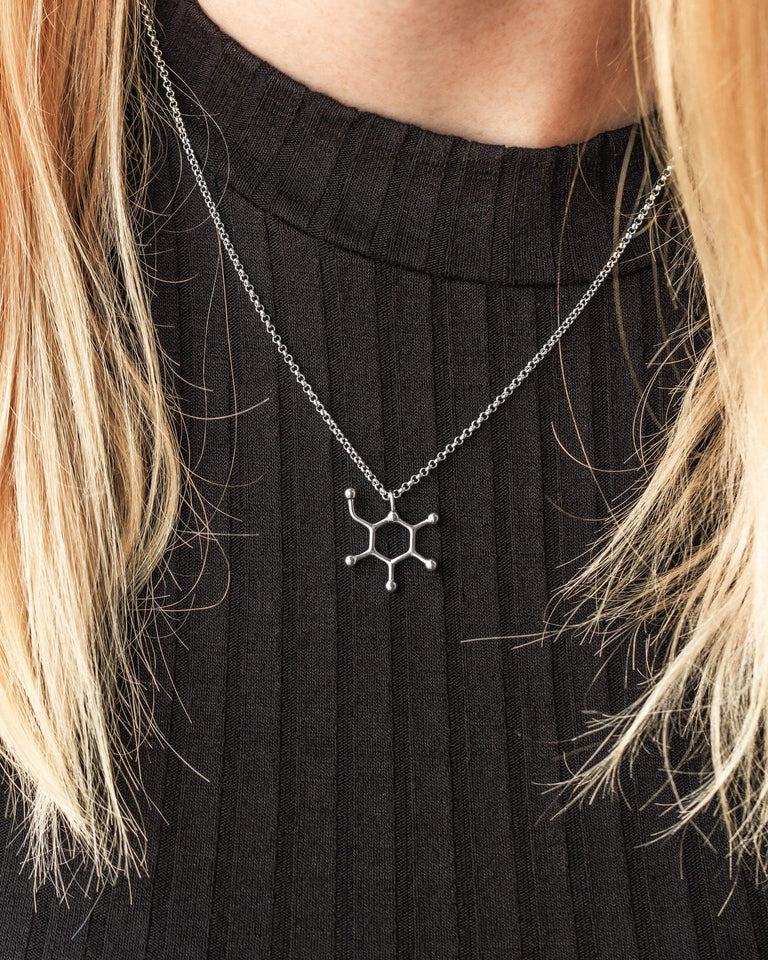 glucose necklace | silver