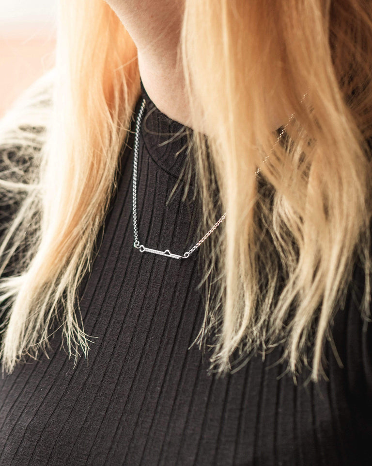 shRNA necklace H | silver