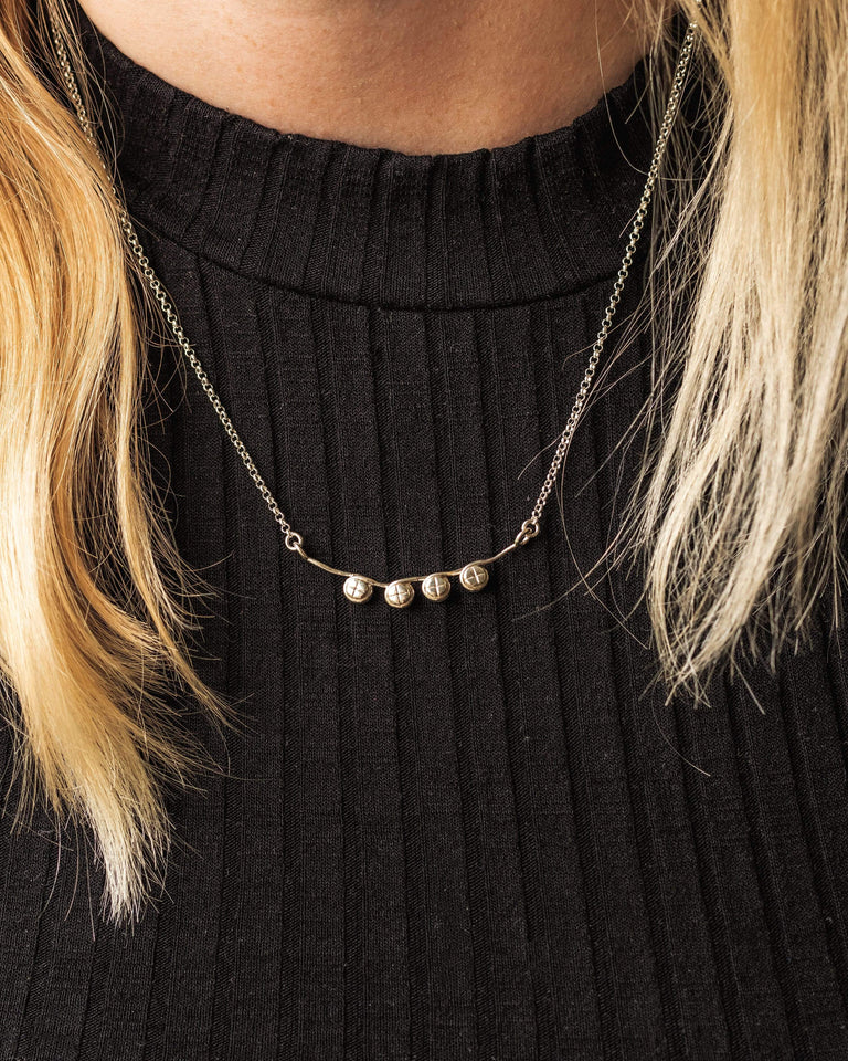nucleosomes necklace | silver