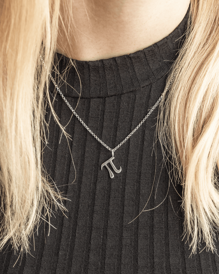 pi necklace | silver