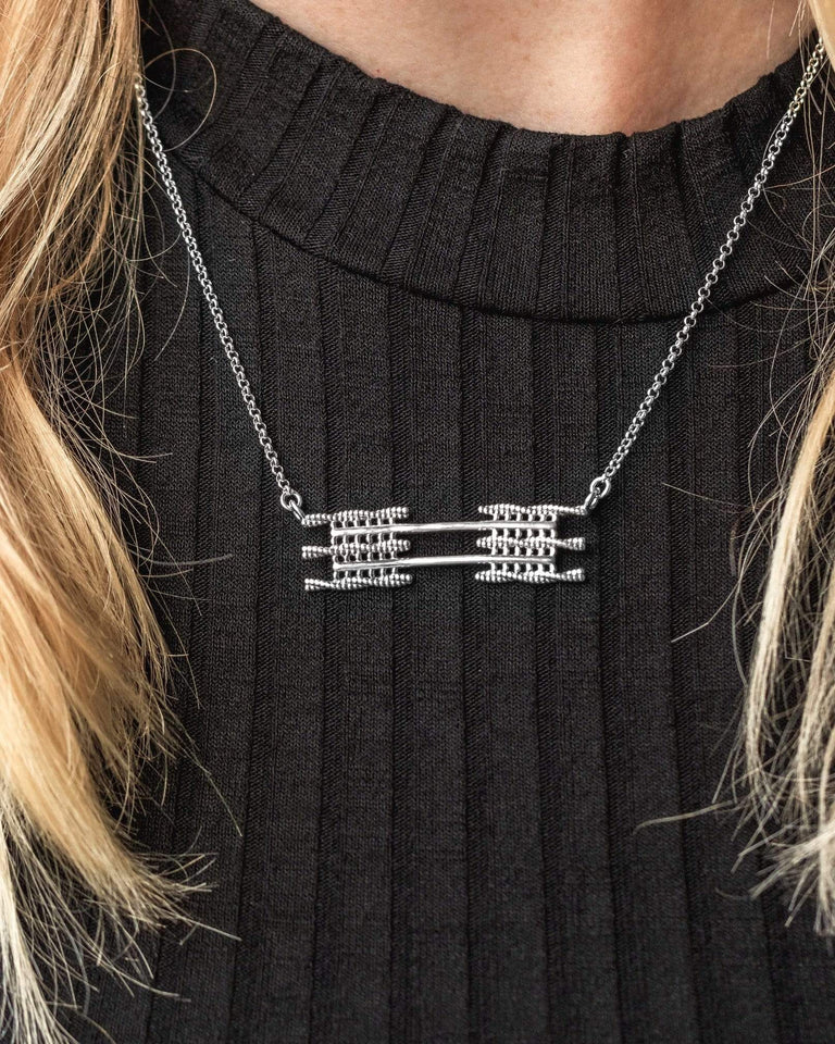 sarcomere necklace | silver