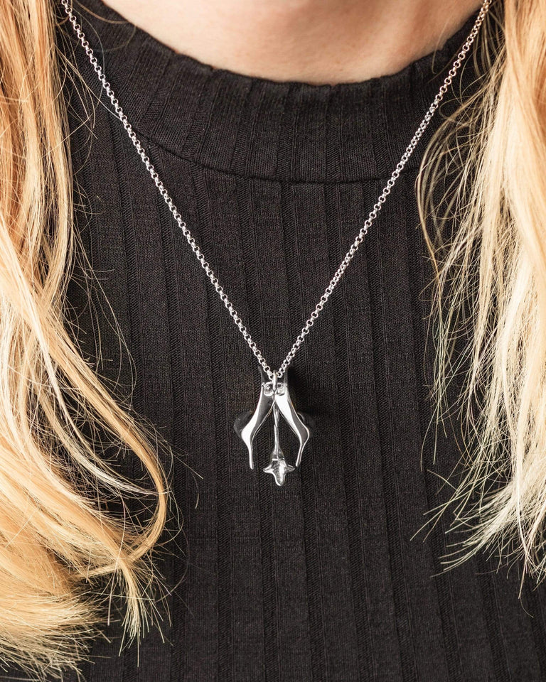ventricular system necklace | silver
